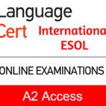 LanguageCert International ESOL A2 Access